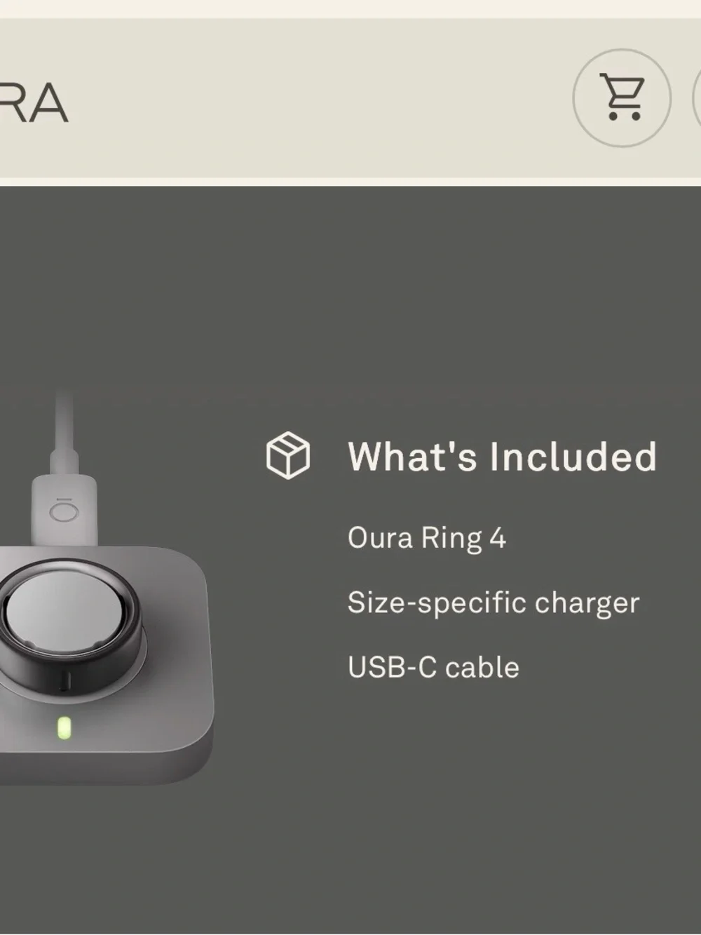 Oura Ring  Gen 4 - Silver size 9 New in Box